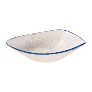 Churchill Stonecast Hints Triangle Bowls Indigo Blue 235mm (Pack of 12) - DS583  - 1