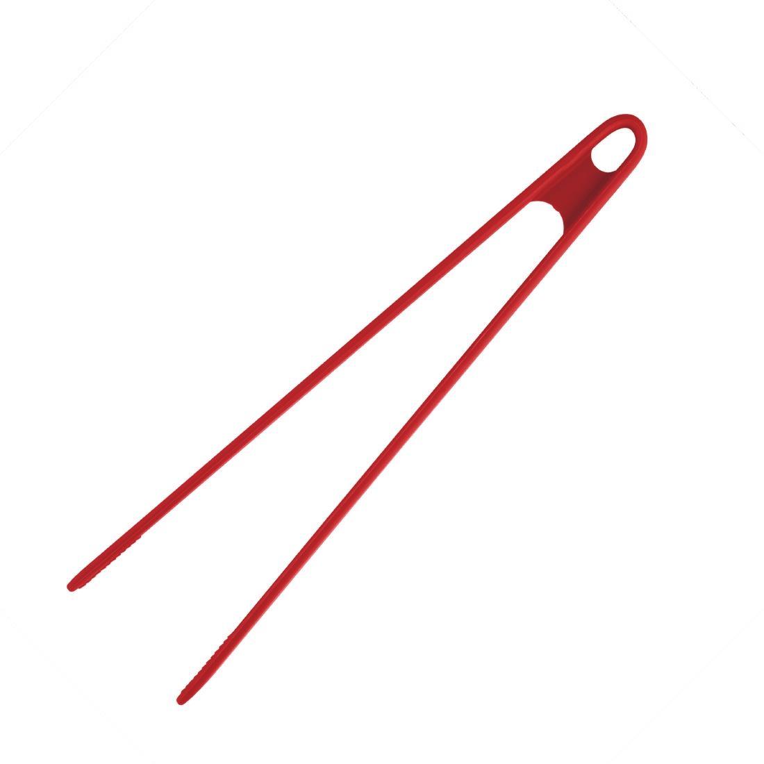 Vogue Silicone Tweezer Tongs Red 11" - GL353  - 3