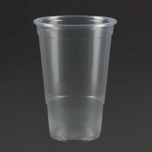 eGreen Disposable Pint Glasses CE Marked 570ml / 20oz (Pack of 1000) - U380  - 1