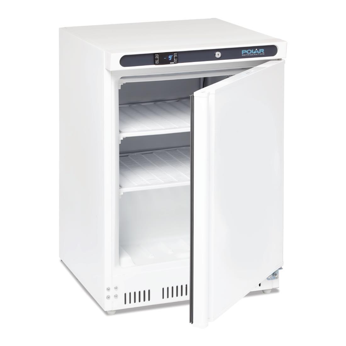Polar C-Series Under Counter Freezer White 140Ltr - CD611  - 3