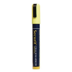 Securit 6mm Liquid Chalk Pen Yellow - P528  - 2