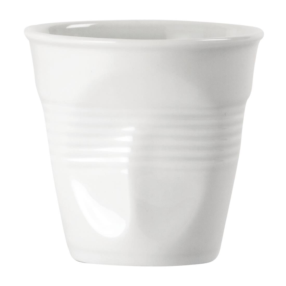 Revol Froisses Espresso Tumblers White 80ml (Pack of 6) - GD263  - 1