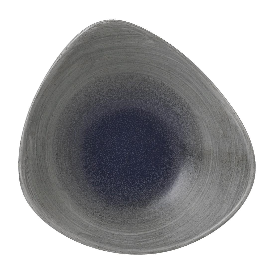 Churchill Stonecast Aqueous Lotus Bowl Grey 229mm (Pack of 12) - FD861  - 2