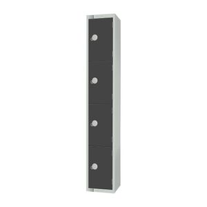 Elite Four Door Manual Combination Locker Locker Graphite Grey - GR694-CL  - 2