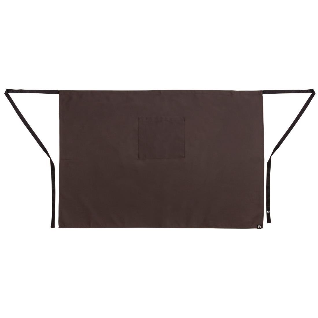 Chef Works Regular Bistro Apron Charcoal - A907  - 2