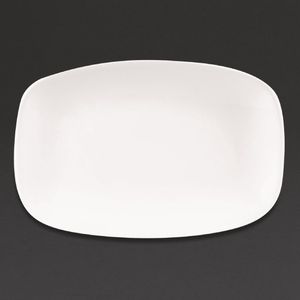 Churchill X Squared Oblong Plates White 157 x 237mm (Pack of 12) - DW342  - 1