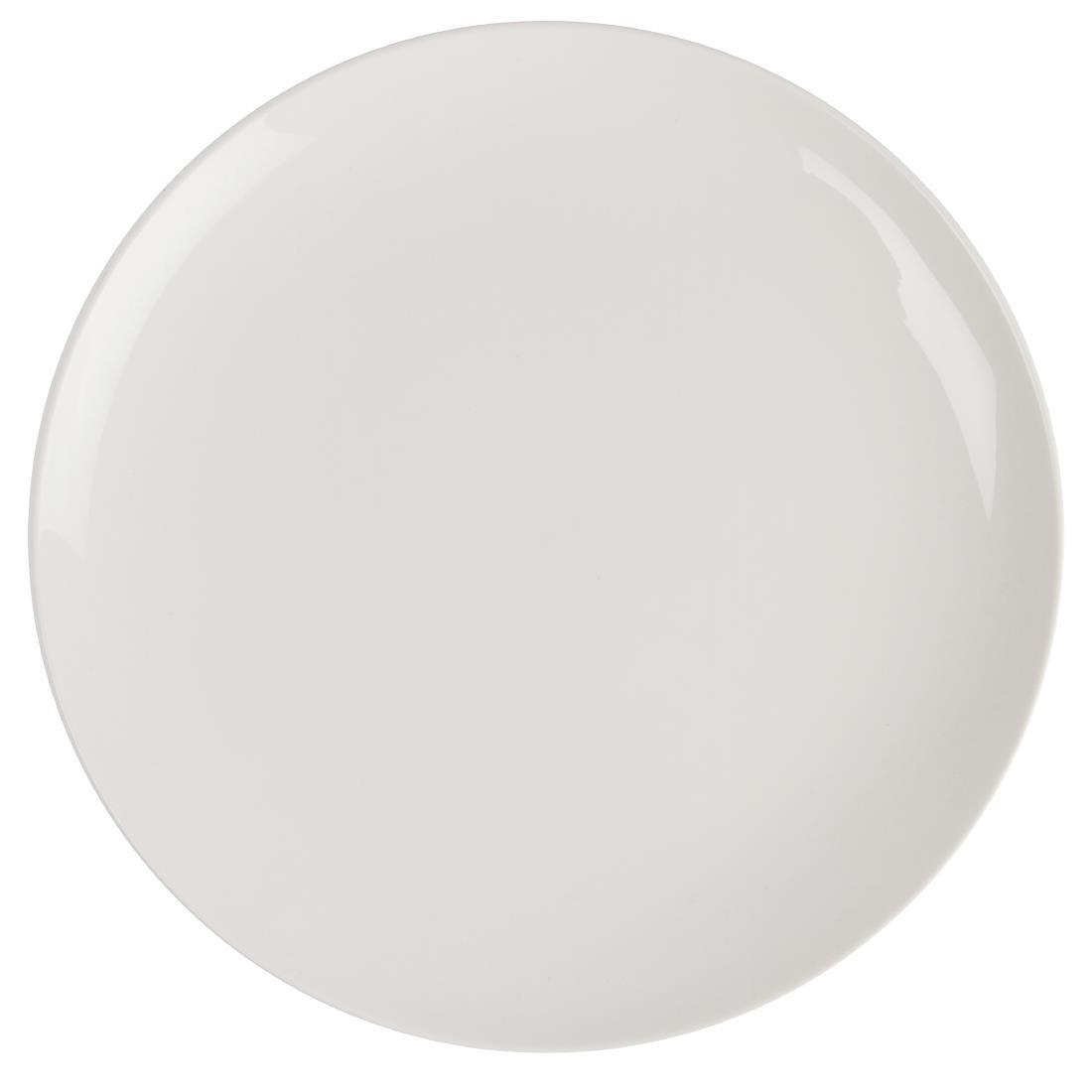 Olympia Lumina Round Coupe Plates 260mm (Pack of 4) - CD628  - 3