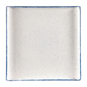 Churchill Stonecast Hints Square Plates Indigo Blue 303mm (Pack of 4) - DW382  - 1