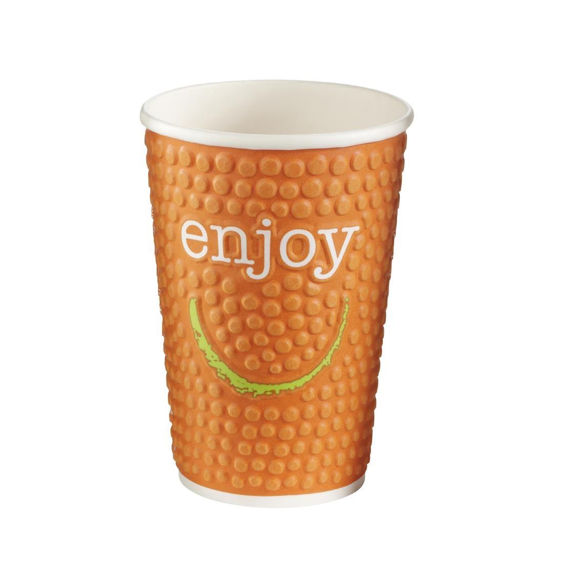 Huhtamaki Enjoy Double Wall Disposable Hot Cups 455ml / 16oz (Pack of 560) - CM575  - 3