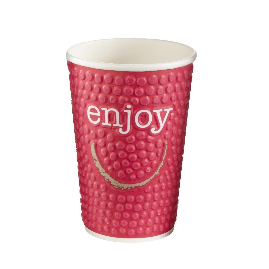 Huhtamaki Enjoy Double Wall Disposable Hot Cups 455ml / 16oz (Pack of 560) - CM575  - 4
