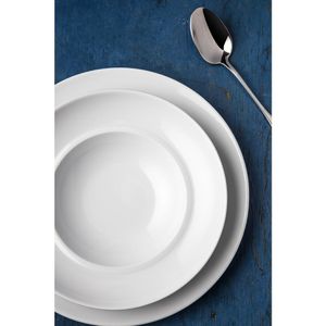 Royal Porcelain Classic White Flat Plate 230mm (Pack of 12) - GT936  - 4