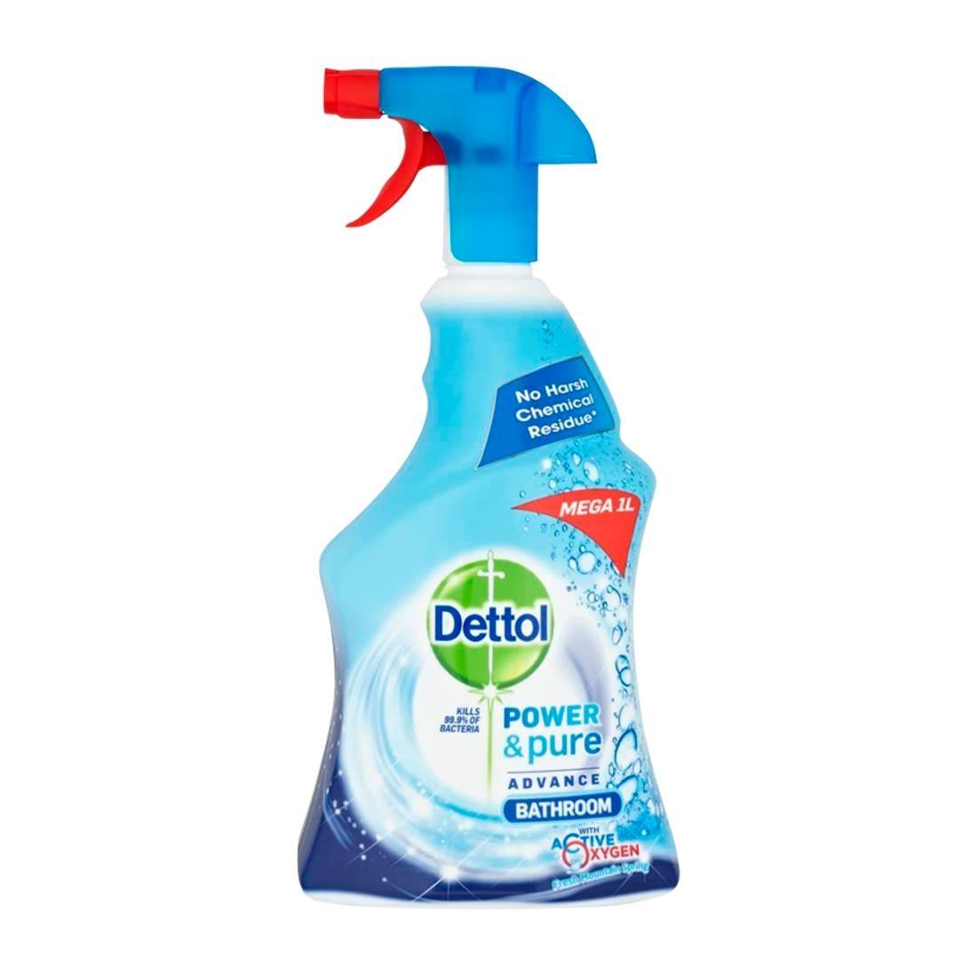 Dettol Power and Pure Advance Bathroom Cleaner Ready To Use 1Ltr - FT019  - 1