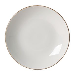 Steelite Brown Dapple Coupe Plates 300mm (Pack of 12) - VV751  - 1