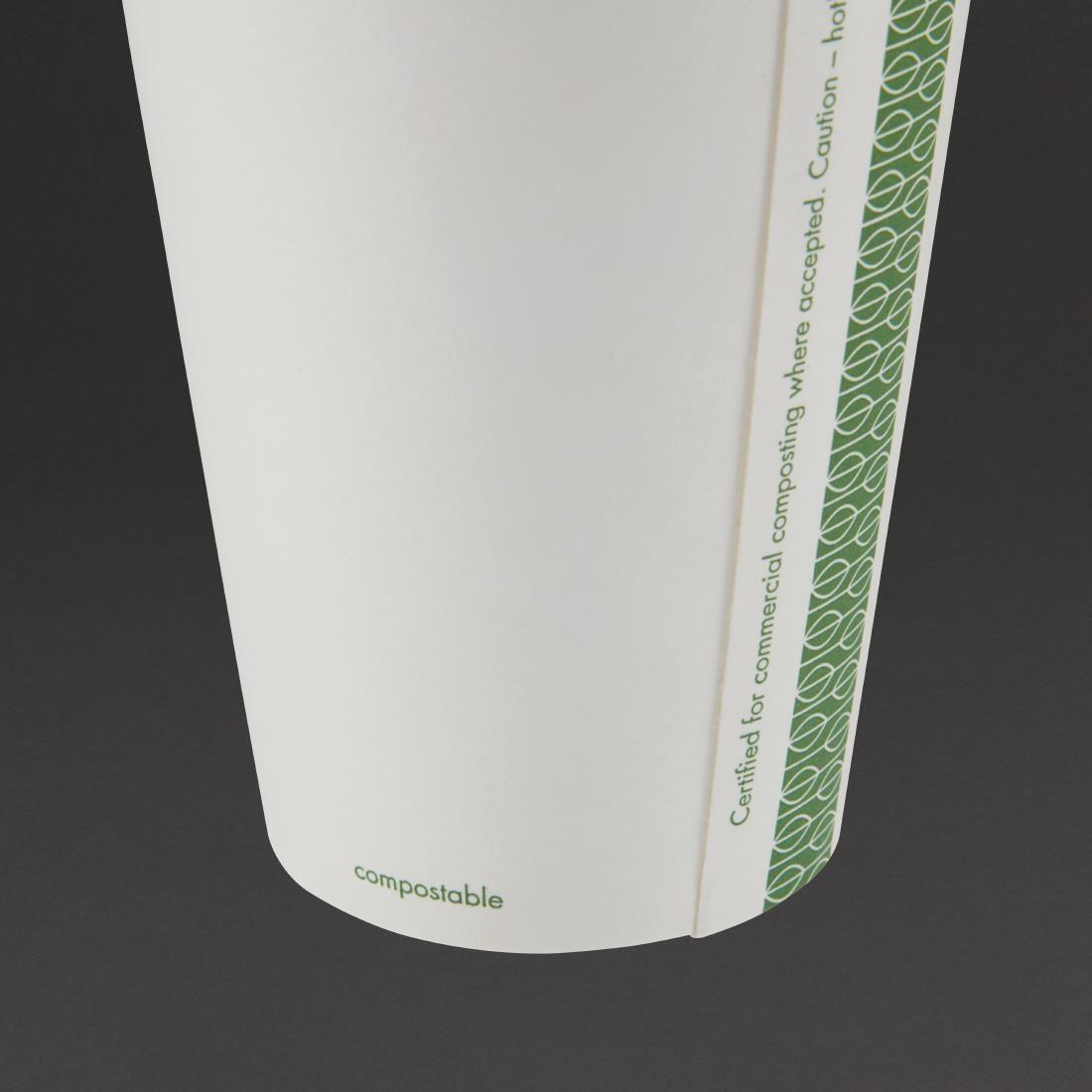 Vegware Compostable Coffee Cups Single Wall 340ml / 12oz (Pack of 1000) - DW623  - 2