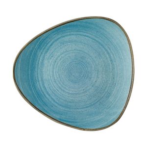 Churchill Stonecast Raw Lotus Plates Teal 254mm (Pack of 12)