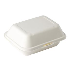 Compostable Bagasse Food Boxes 190mm