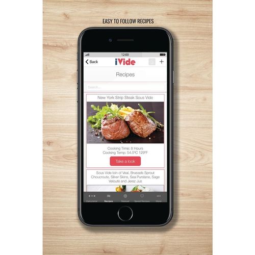 iVide Portable WiFi Sous Vide Cooker SVT IVIDE