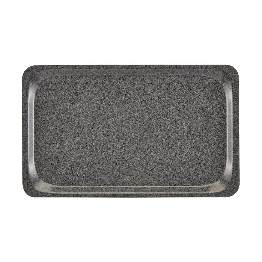 Cambro Capri Tray Smooth Surface Charcoal 320x530mm