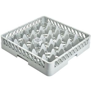 Genware 25 Compartment Glass Rack - GR25 - 1