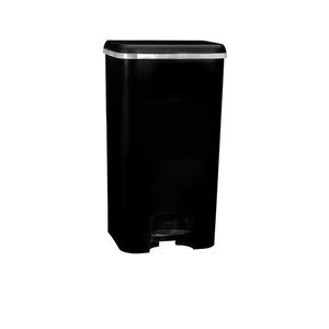 Black Polypropylene Pedal Bin 37L - PDLBPP-37 - 1