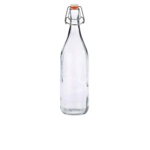 Genware Glass Swing Bottle 1L / 35oz (Pack of 6) - SWB001 - 1