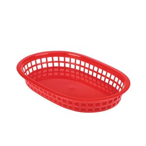Fast Food Basket Red 27.5 x 17.5cm (Pack of 6) - FFB27-R - 1