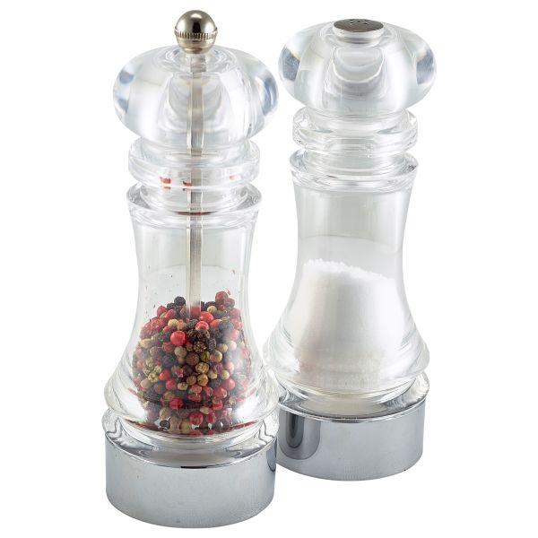 Combination Pepper Mill & Salt Shaker, 14cm