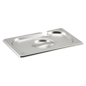 St/St Gastronorm Pan Notched Lid 1/4 - GN14-NLID - 1