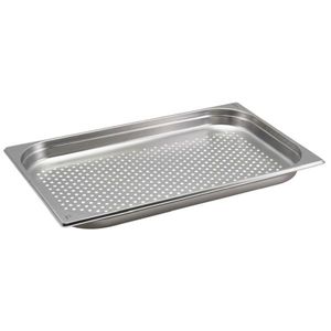 Perforated St/St Gastronorm Pan 1/1 - 40mm Deep - GNP11-40 - 1