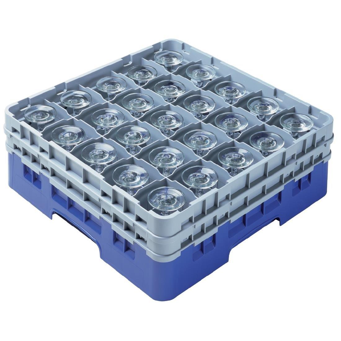 Cambro Camrack Blue 20 Compartments Max Glass Height 298mm - CZ159