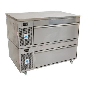 Adande Counter Fridge Freezer Double Drawer VCS2/CW/S2 - CU164