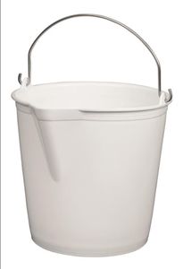Matfer Polythene White Bucket - 280mm - 510507 - 11343-01
