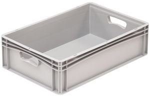 Matfer Polythene St Allibert Grey Container - Solid 150mm - 149098 - 11335-02