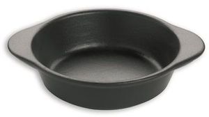 Chasseur Cast Iron Round Deep Sided Dish - Black 180mm - 71081 - 10320-02