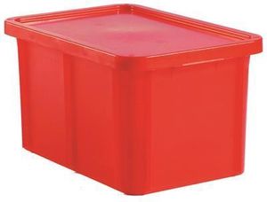 Matfer Polythene Container And Lid - Red 55L - 467475 - 11310-06