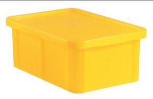Matfer Polythene Container And Lid - Yellow 35L - 467474 - 11310-09