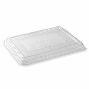 BioPak 2 And 3 Compartment RPET Takeaway Lid (Case of 500) - B-LBL-2/3C-RPET-UK - 1