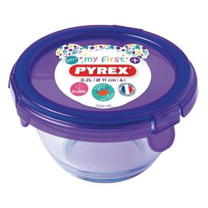 Pyrex Cook & Go Mini Round Dish With Lid 0.2Ltr - FU136 - 1