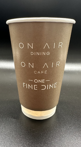 Custom Branded Double Wall 16oz Paper Cups - Custom Printed 16oz Hot Cups - Bespoke Paper Cups 16oz Double Walled - 9