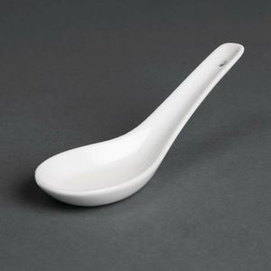 Olympia Whiteware Rice Spoons 130mm (Pack of 24) - C325 - 1