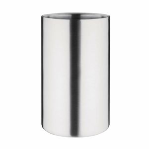 Olympia Brushed Stainless Steel Wine And Champagne Cooler - C386 - 1