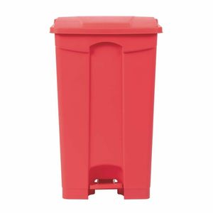 Jantex Kitchen Pedal Bin Red 87Ltr - DC712 - 1