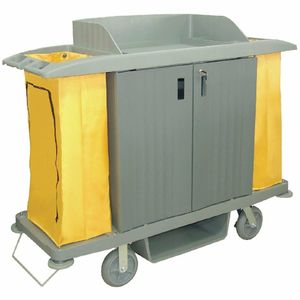 Jantex Housekeeping Trolley With Doors - DL012 - 1