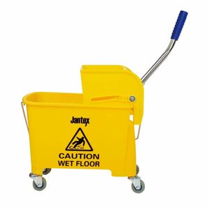 Jantex Kentucky Mop Bucket and Wringer 20Ltr Yellow - F951 - 3