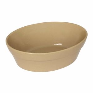 Olympia Stoneware Oval Pie Bowls 180 x 133mm (Pack of 6) - C109 - 1