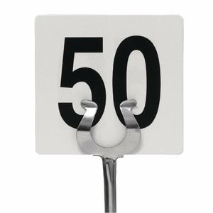 Plastic Table Number Inserts 1-50 - GB629 - 3