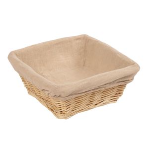 Wicker Square Basket - U748 - 1