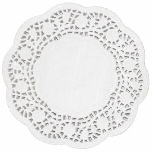 Fiesta Round Paper Doilies 240mm (Pack of 250) - CE992 - 1