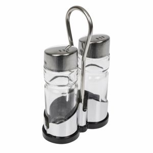 Salt and Pepper Cruet Set and Stand - CF295 - 3