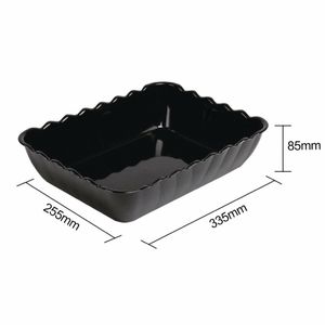 Olympia Kristallon Large Black Salad Crock - CB749 - 3